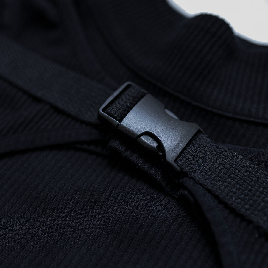 Bento Layered Buckle Detail Sweater