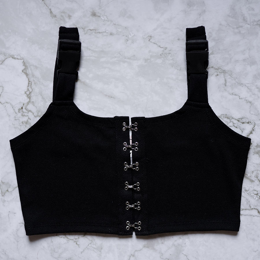Uni Buckle Strap Crop Top – Lychee the Label
